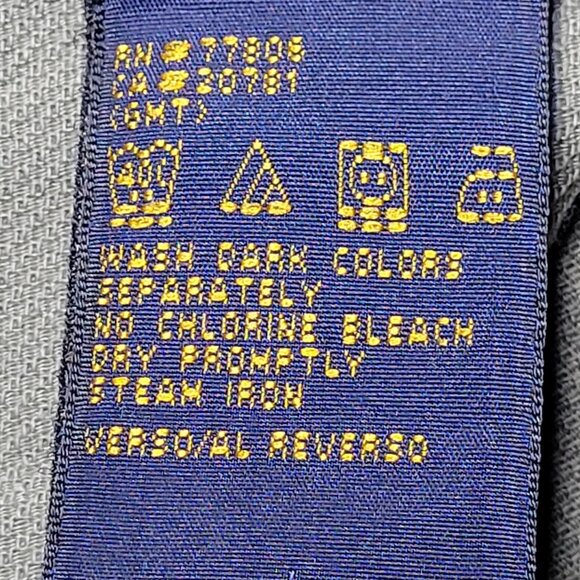 Tommy Hilfiger Golf Mens Army Green Button Up Shirt with Adios Logo Size XL - Picture 7 of 9